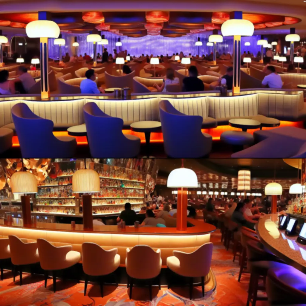 Elegancki Casino Lounge z muzyką na żywo i autorskimi koktajlami