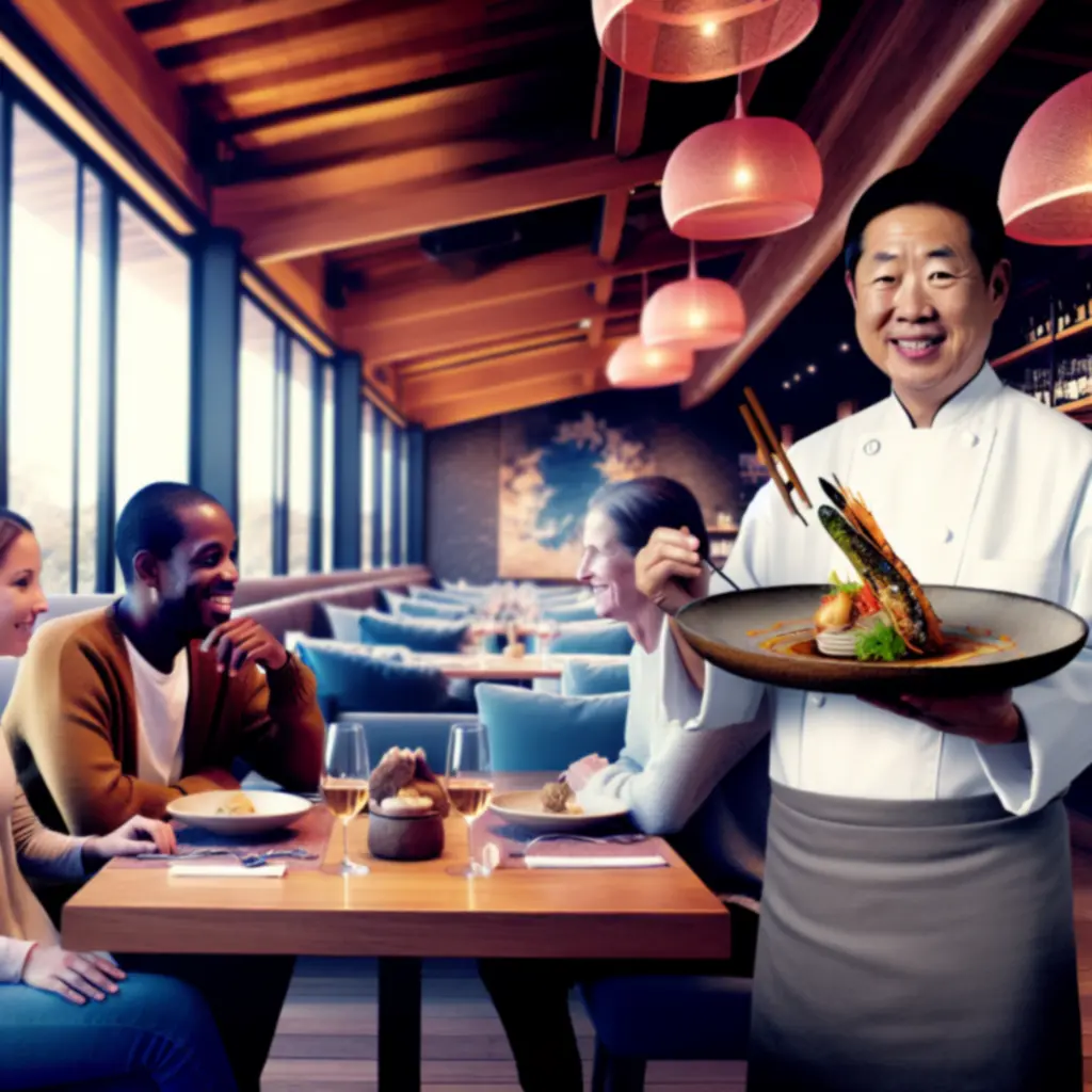 Degustacja szefa kuchni w restauracji hotelowej